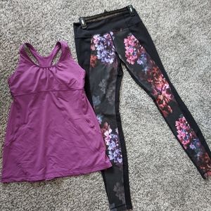 🌸🌼Lululemon outfit. Leggings and tank🌸